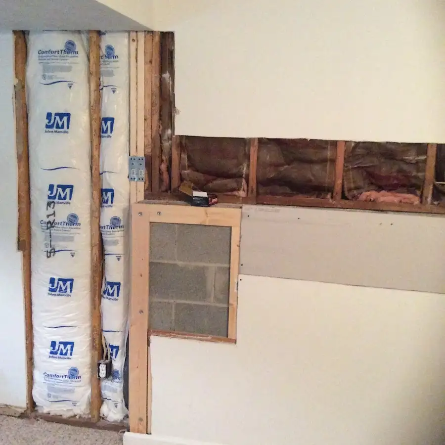 Wall insulation replacement during Contents Cleaning & Restoration in Cupertino